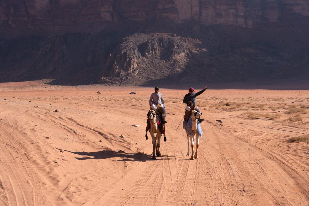 wadi rum desert tours camel tour