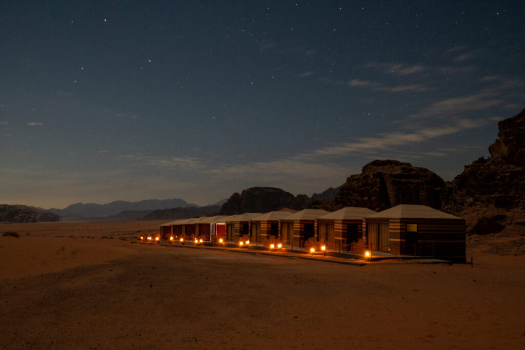 overnight stay in Wadi rum